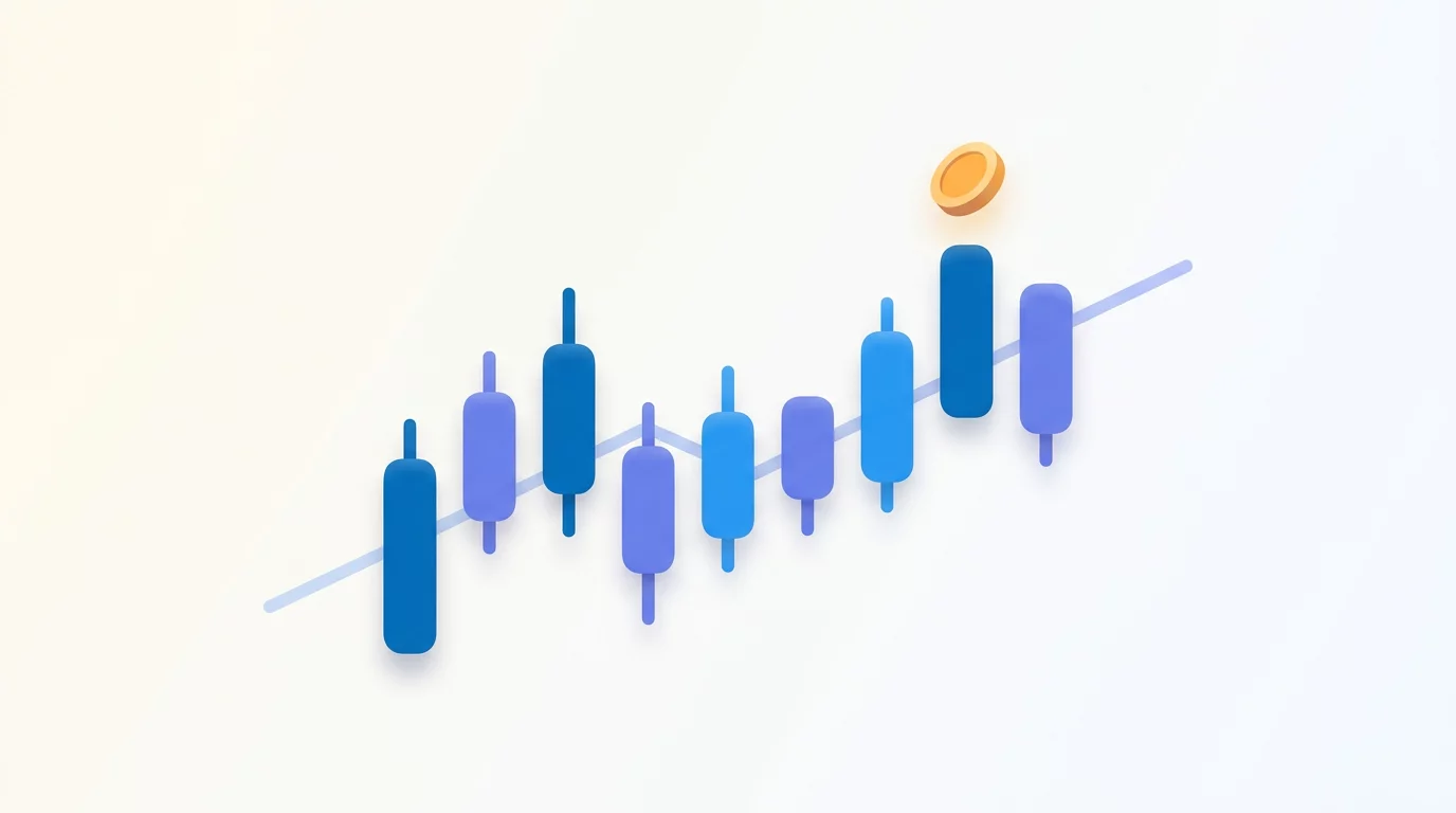 Illustration: a crypto rate chart